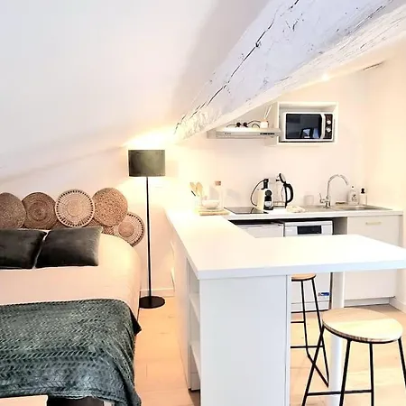 公寓 Cocon Sous Les Toits - Metro Jeanne D'arc - Gare *